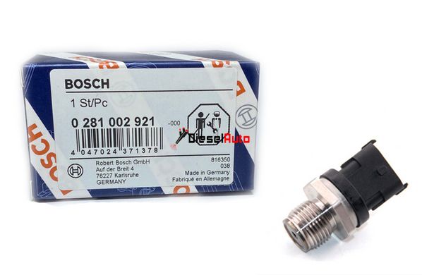 0281002921 Датчик тиску палива Bosch | Renault, Opel, Nissan 1.9 DCi