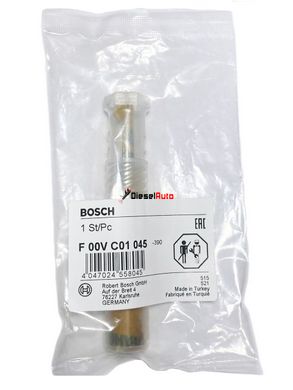 F00VC01045 клапан-мультипликатор форсунки Bosch